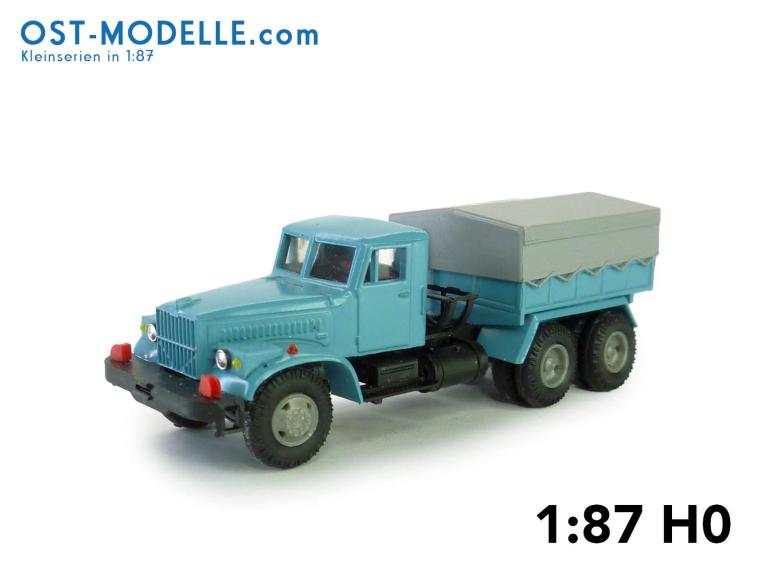 KrAZ-258 Z Zugmaschine Typ Wussow – blau grau